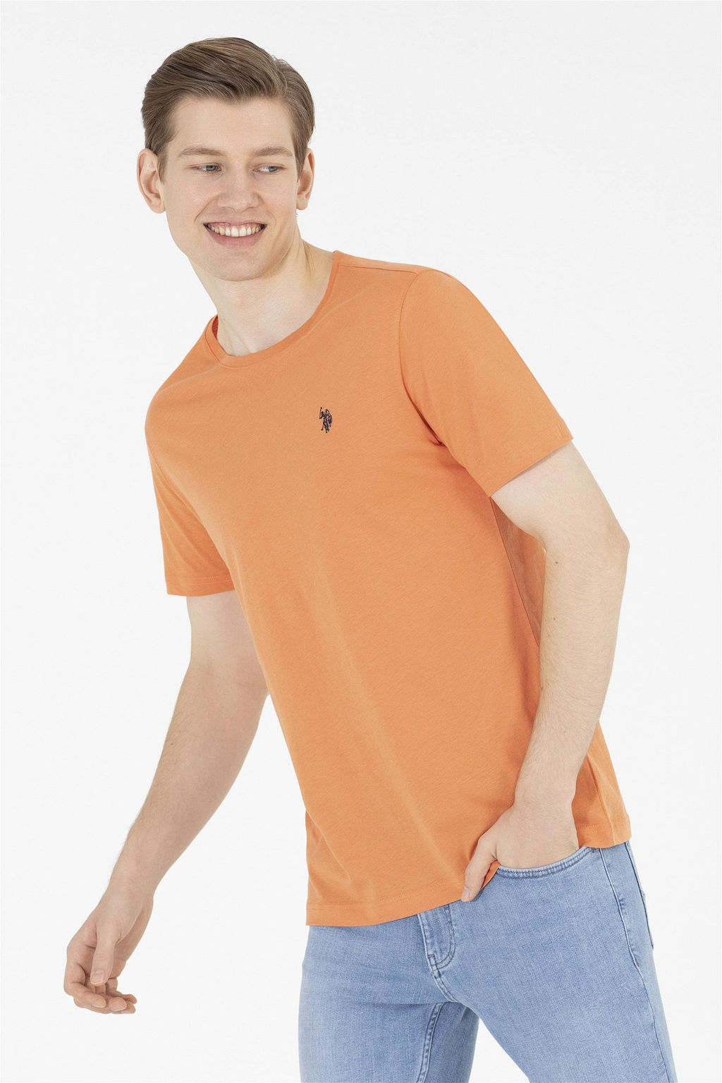 U. S. Polo Assn Мужская футболка Brick Basic с круглым вырезом - U.s. polo assn фото 8