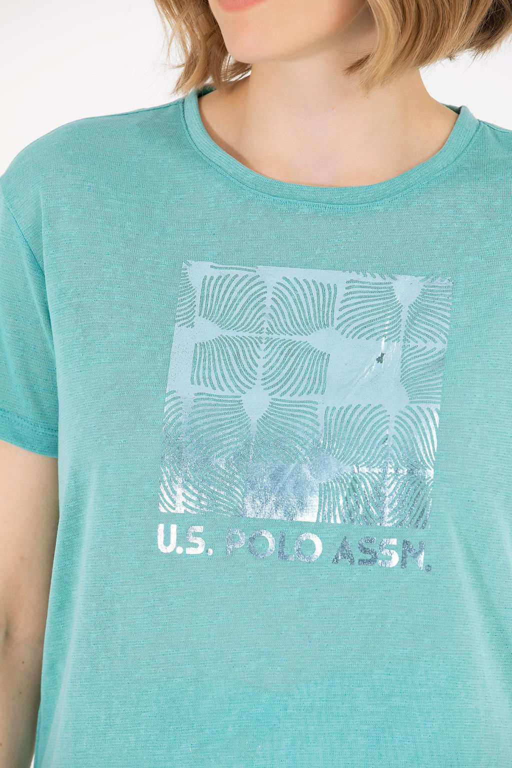 Женские мятные футболки - U.s. polo assn фото 7