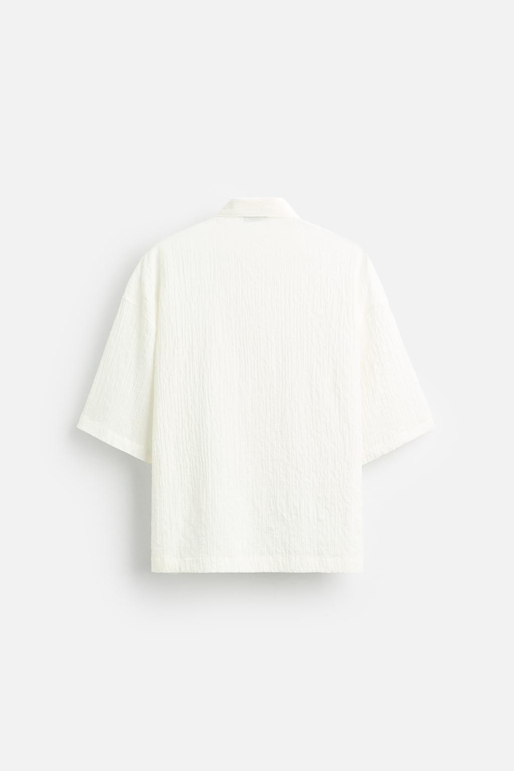 SEERSUCKER SHIRT - Zara фото 7