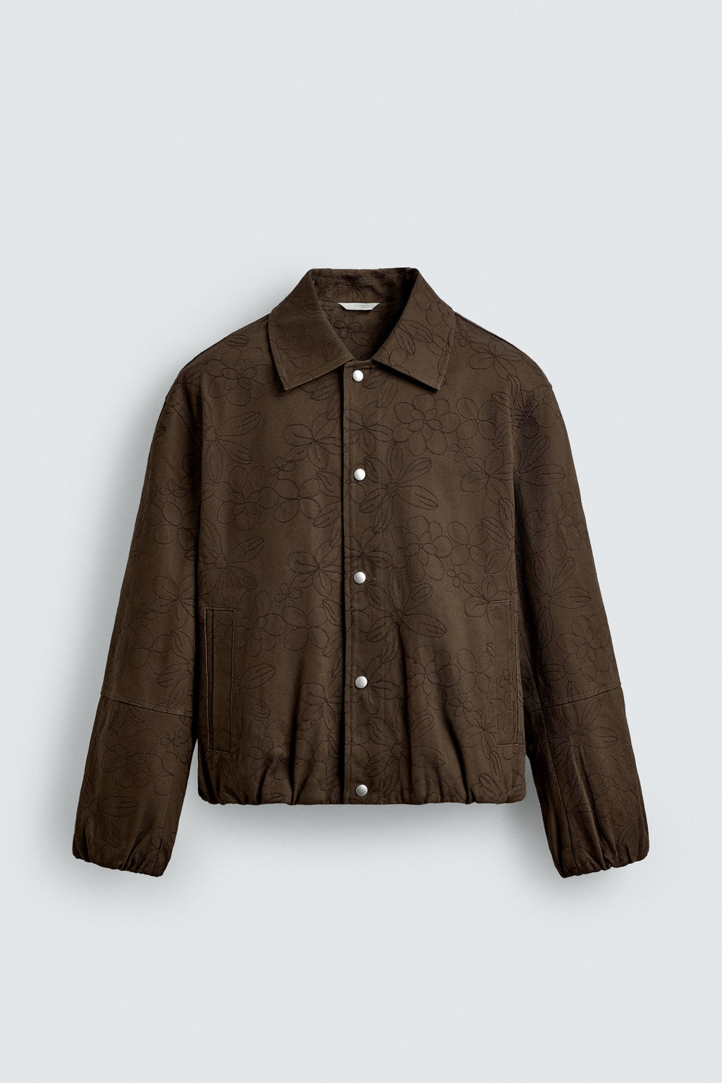 FLORAL JACQUARD JACKET - Zara фото 8