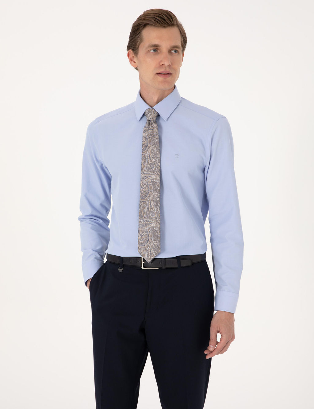 Mavi Slim Fit Uzun Kollu Basic G_mlek - Pierre cardin фото 4