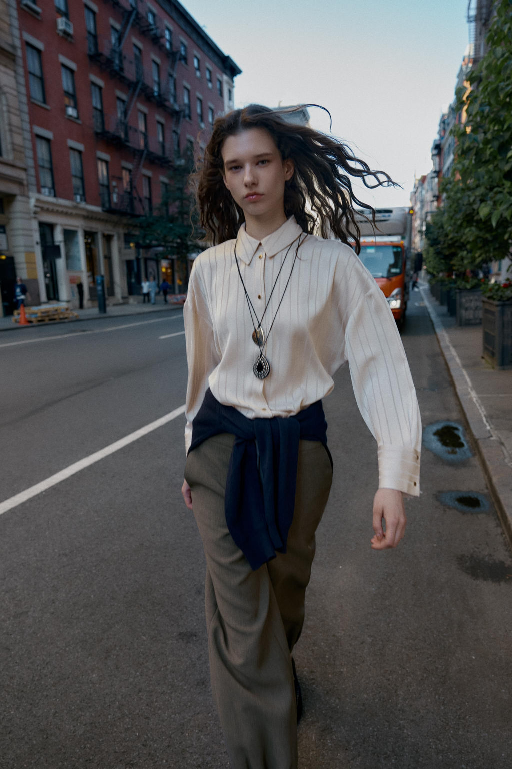 OVERSIZE STRIPED SHIRT