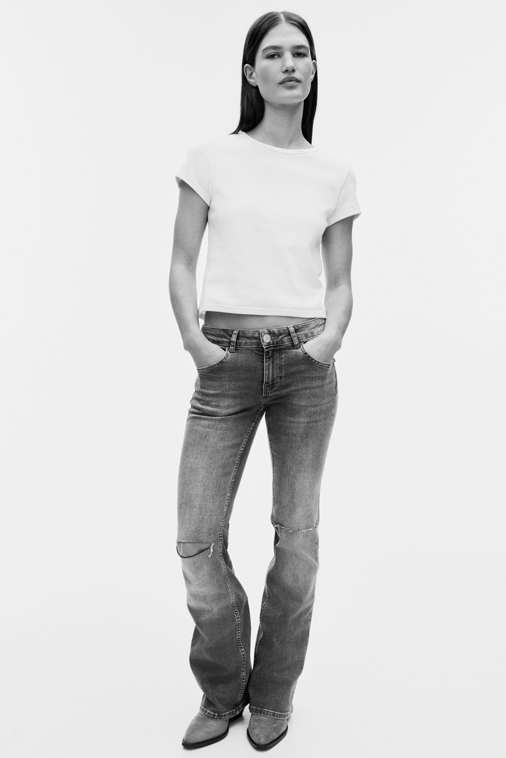 Flared Low Jeans - H&m фото 14