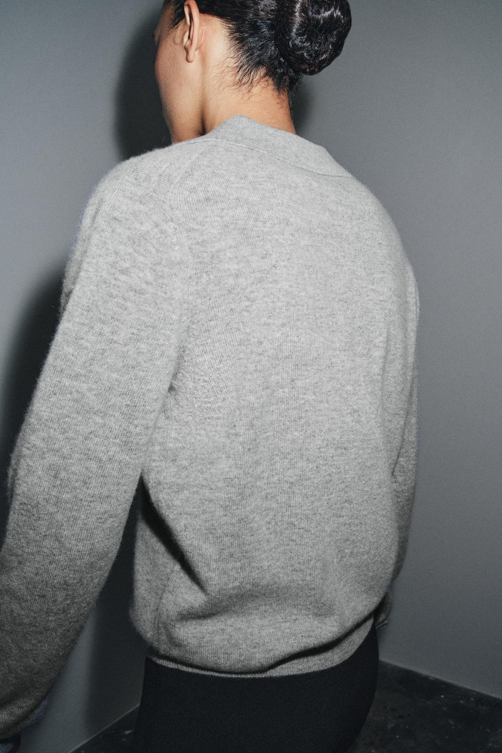 WOOL AND CASHMERE POLO CARDIGAN - Zara фото 5