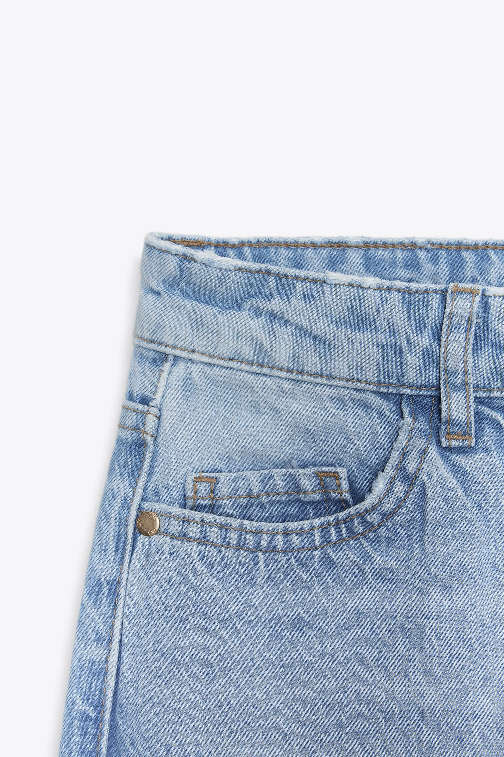 JEANS Z.04 FULL LENGTH HIGH-WAIST - Zara фото 9