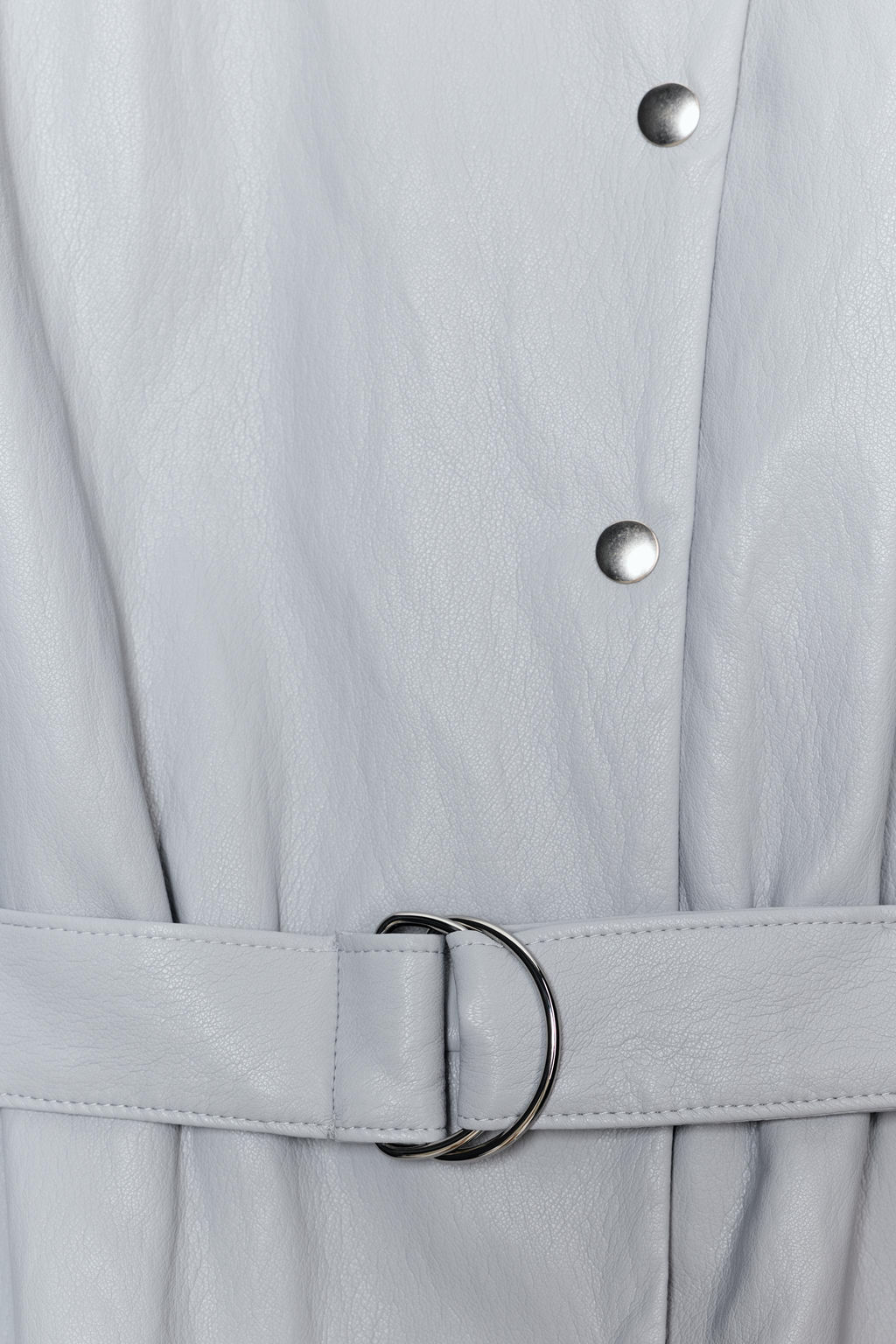 VESTIDO CORTO EFECTO PIEL CINTUR?N / Azul - Zara фото 10