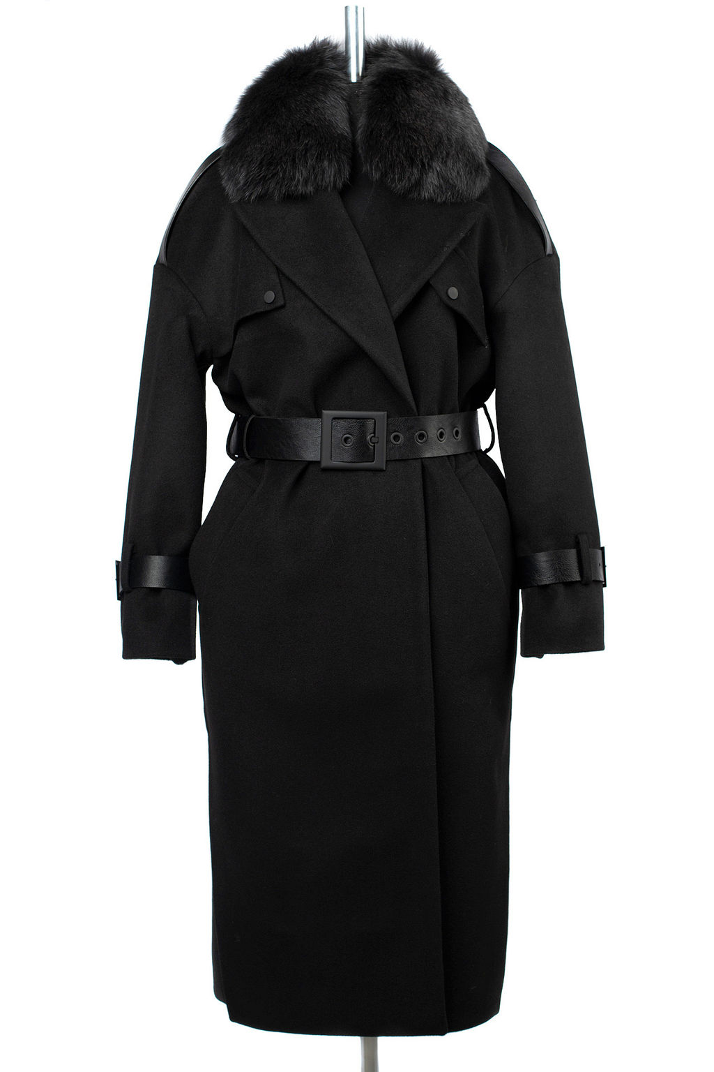 Мех натуральный (песец) Пальто утепленное Термофинн 100 г - El podio фото 13