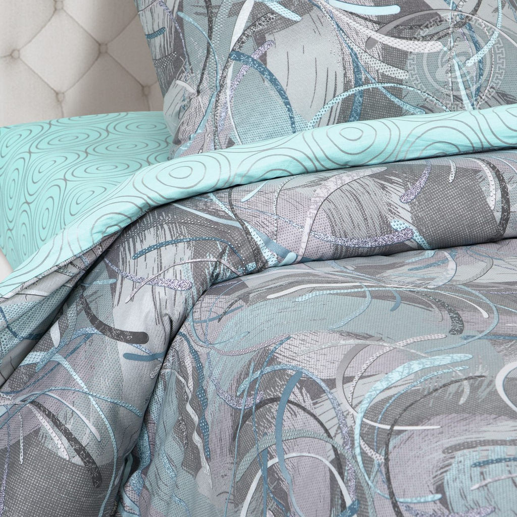 Постельное белье Танго с наволочками 50х70 (поплин DE LUXE) 2 сп. с Евро/Пододеяльник: 1 шт. - 215*175; Простыня: 1 шт. - 215*240; Наволочка: 2 шт. - 50*70; DE LUXE с наволочками 50х70 - Артпостель фото 2