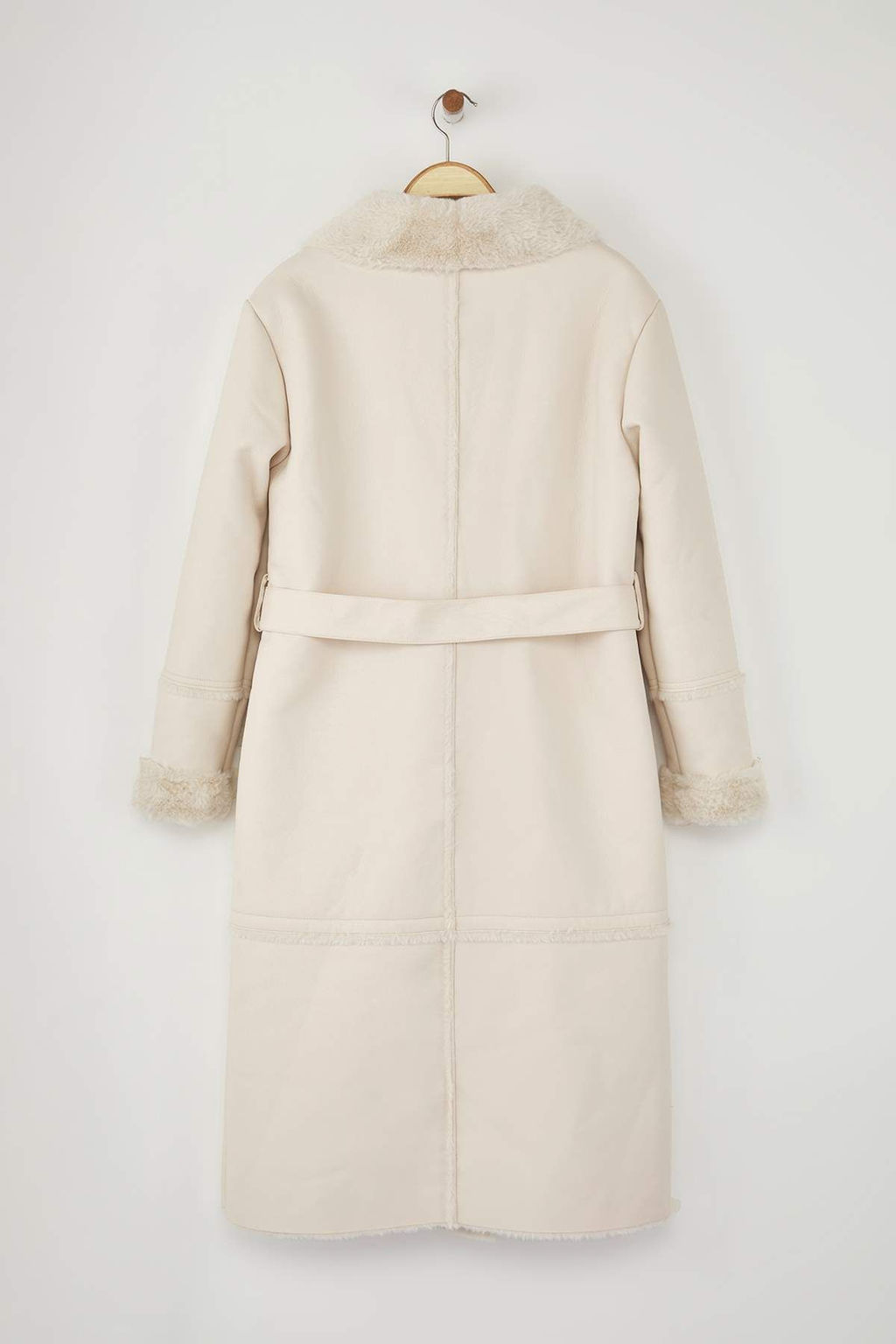 Ekru Oversize Kusakl? Kaban TWOAW24KB00188 - Trendyolmilla фото 9