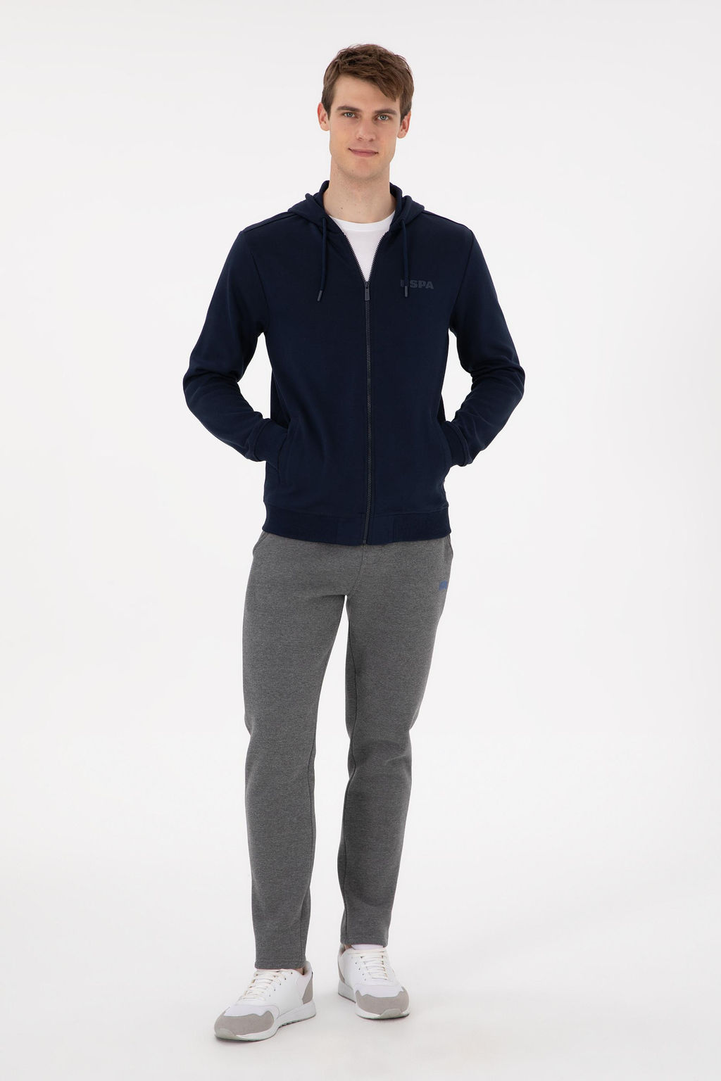 Мужской темно-синий вязаный кардиган Неожиданная скидка в корзине - U.s. polo assn фото 4