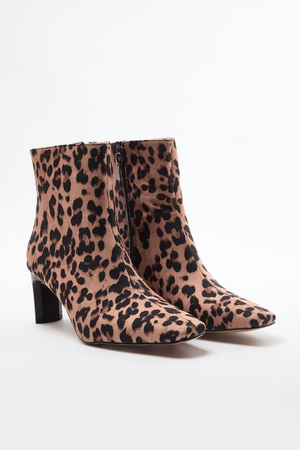 Trendyolmilla Shoes Leopar Desenli Kahverengi Ince Topuklu Kad?n Bot TAKAW25BO00056  фото 5