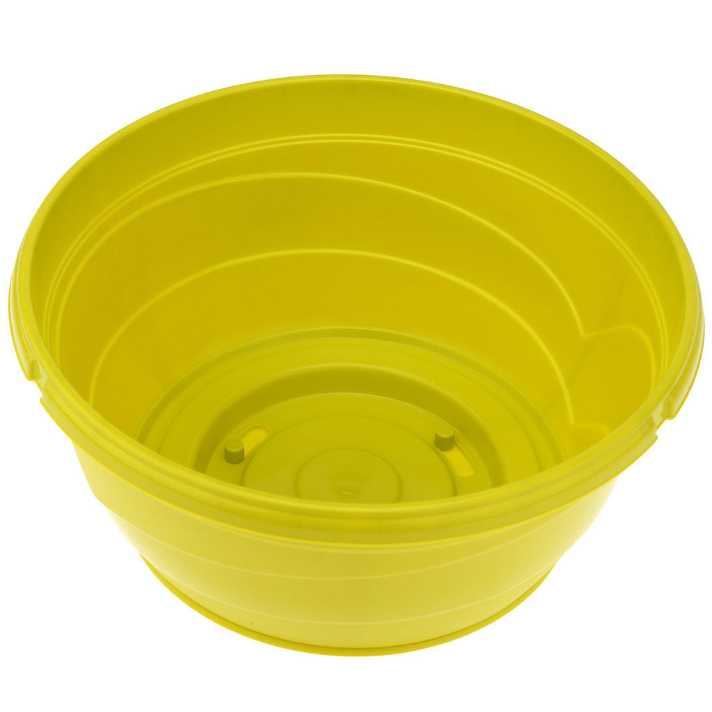 Горшок для цветов пластмассовый Венеция 4л, д25,5см, фисташковый (Россия) - Домашняя мода фото 3