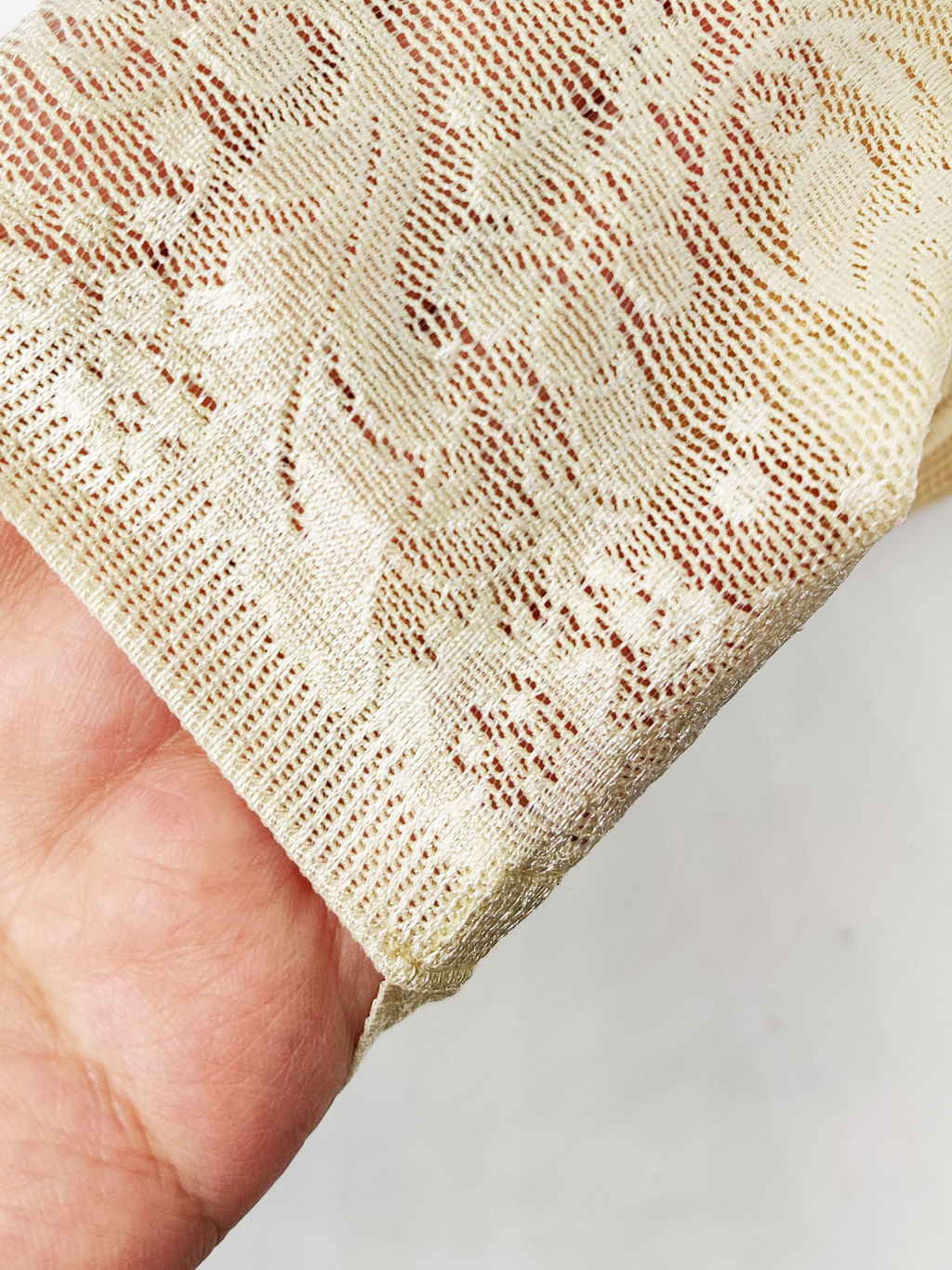 Следки р.35-40 Прозрачные "Ажур 2" Бежевые