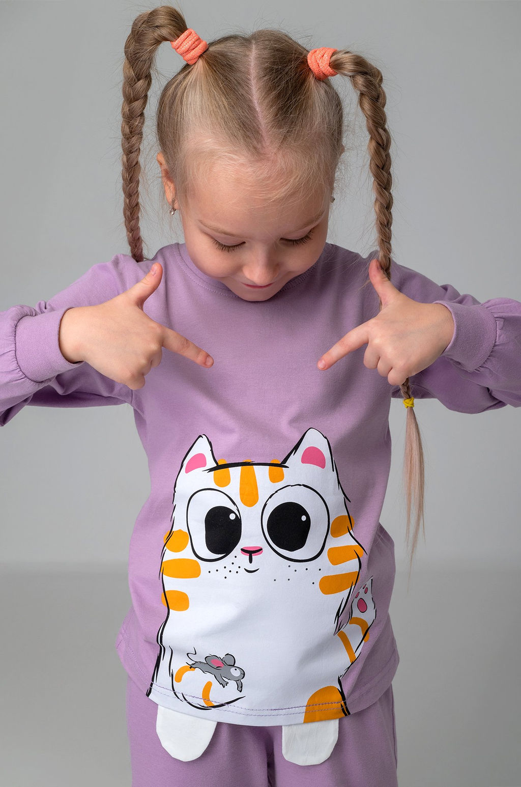 Хлопковая пижама для девочки Bonito  фото 6