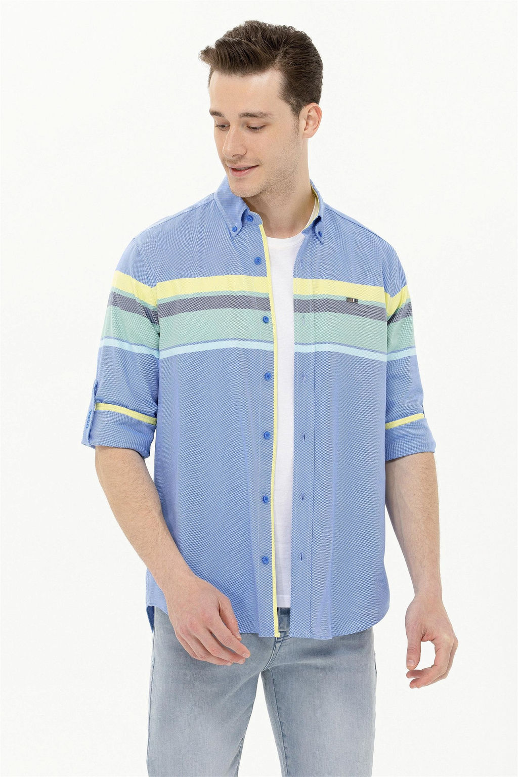 Мужская рубашка Saks Узунколь - U.s. polo assn фото 8