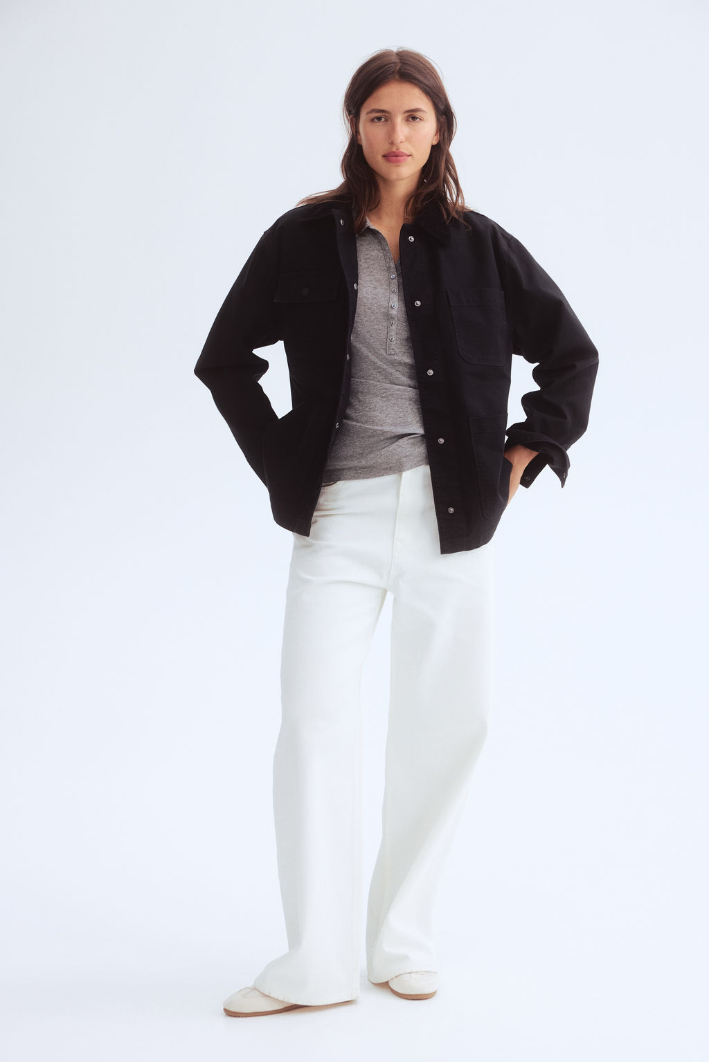 Chaqueta con cuello de pana - H&m фото 3