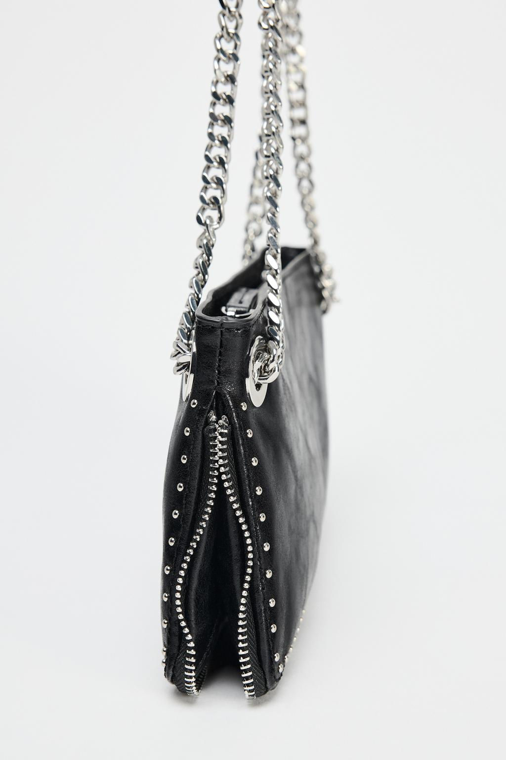 STUDDED ELONGATED BAG - Zara фото 4