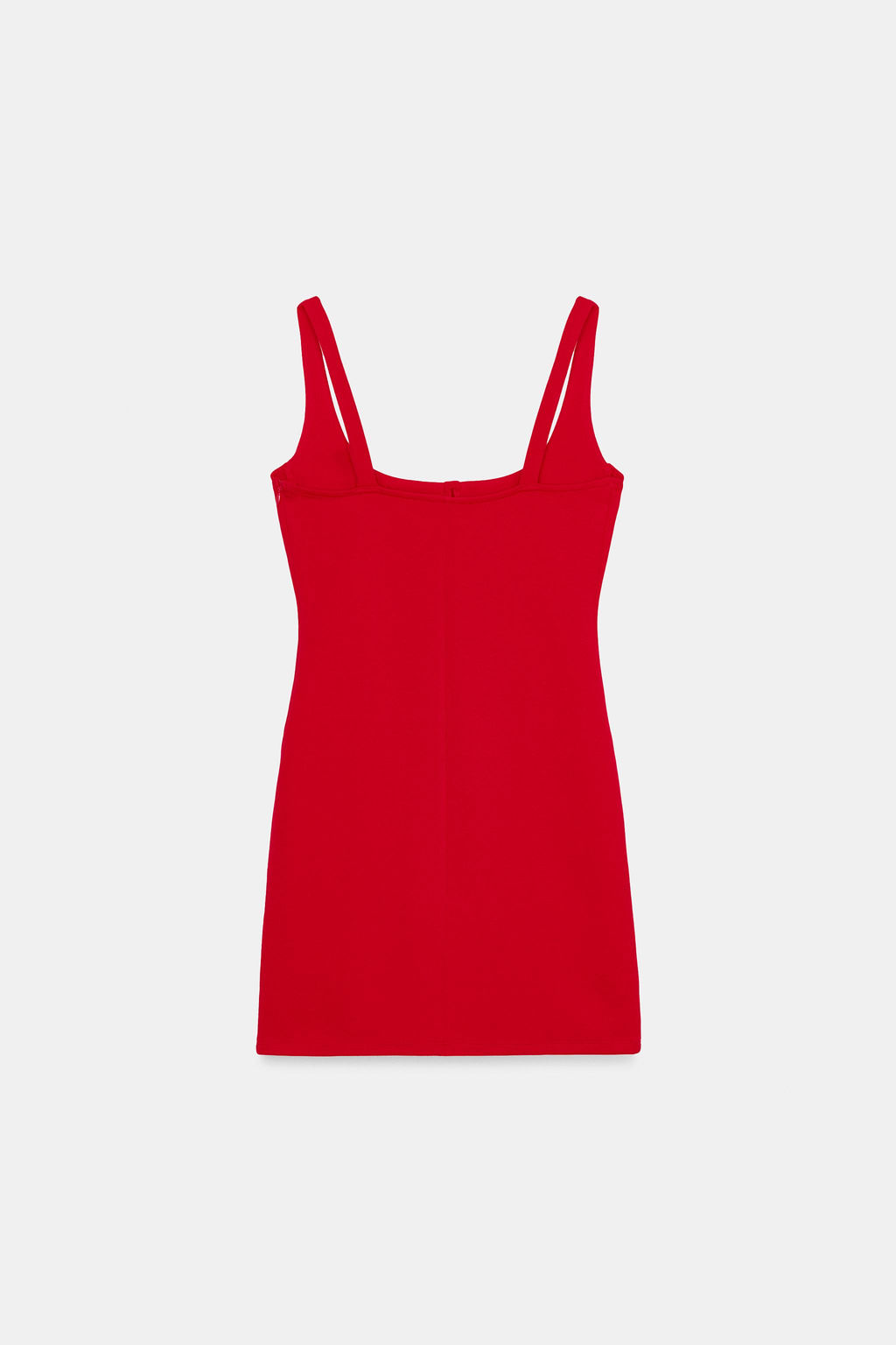 VESTIDO CORTO INTERLOCK / Rojo - Zara фото 6