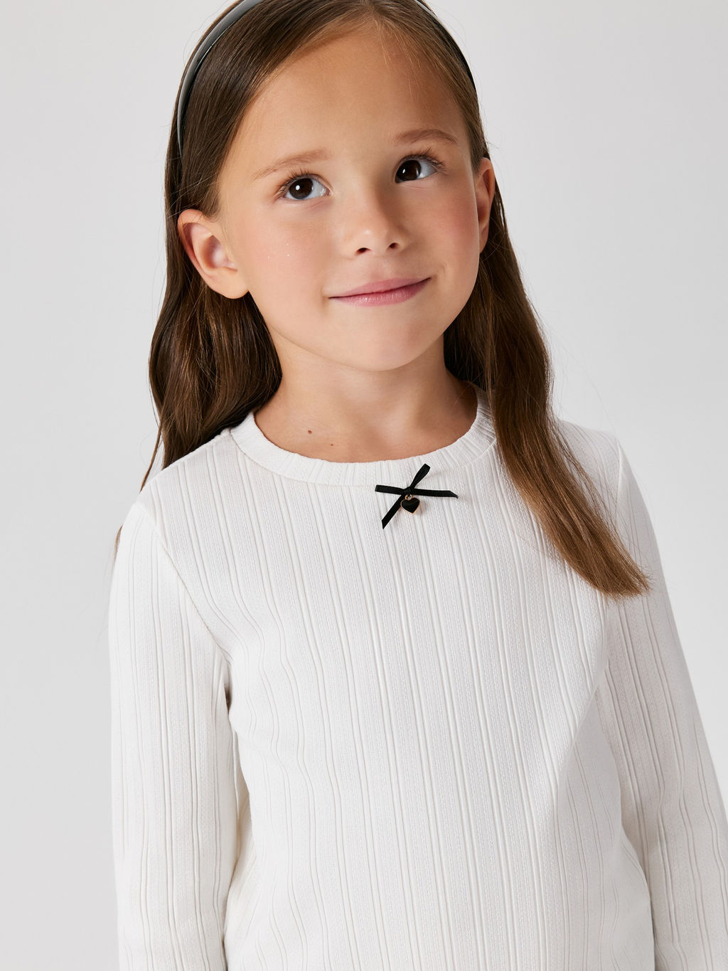 ACOOLA / Джемпер детский для девочек Mlada молочный  фото 2