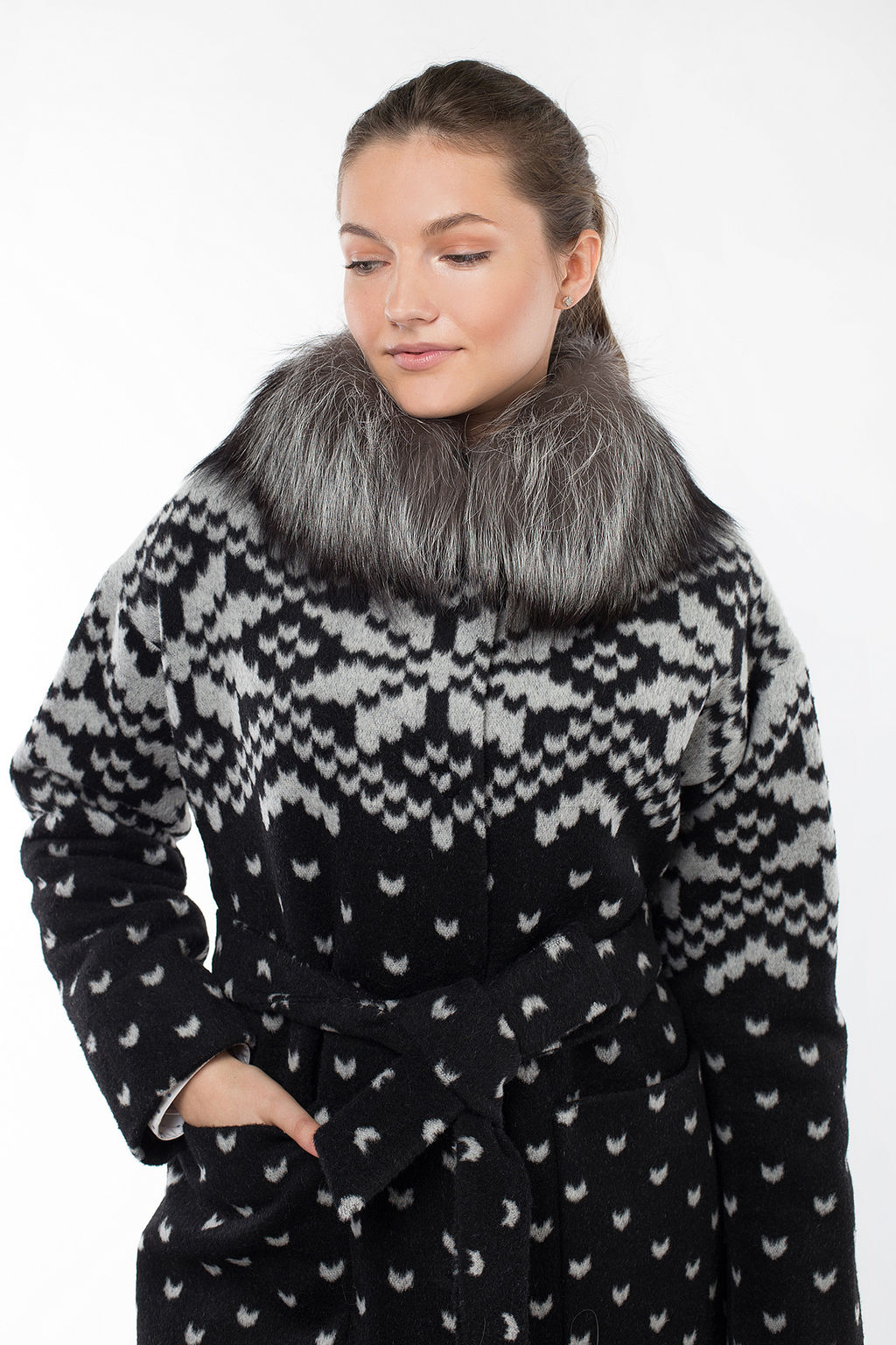 Пальто женское утепленное (пояс) - Империя пальто фото 6