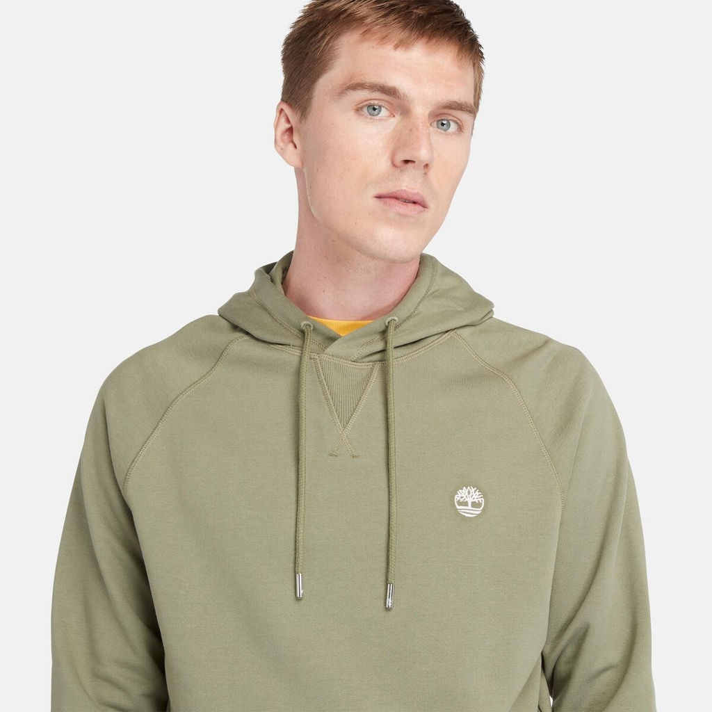 Толстовка Timberland Sweatshirt Exeter River Loopback Hoodie Regular зеленая фото 5