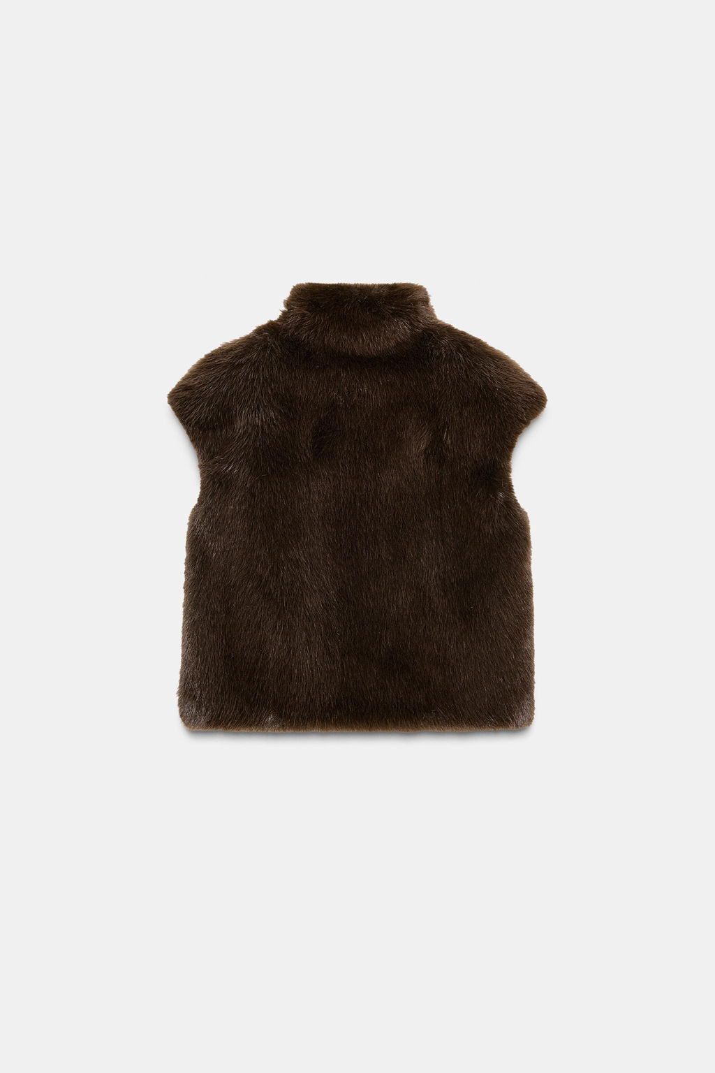 ZW COLLECTION FAUX FUR WAISTCOAT - Zara фото 6