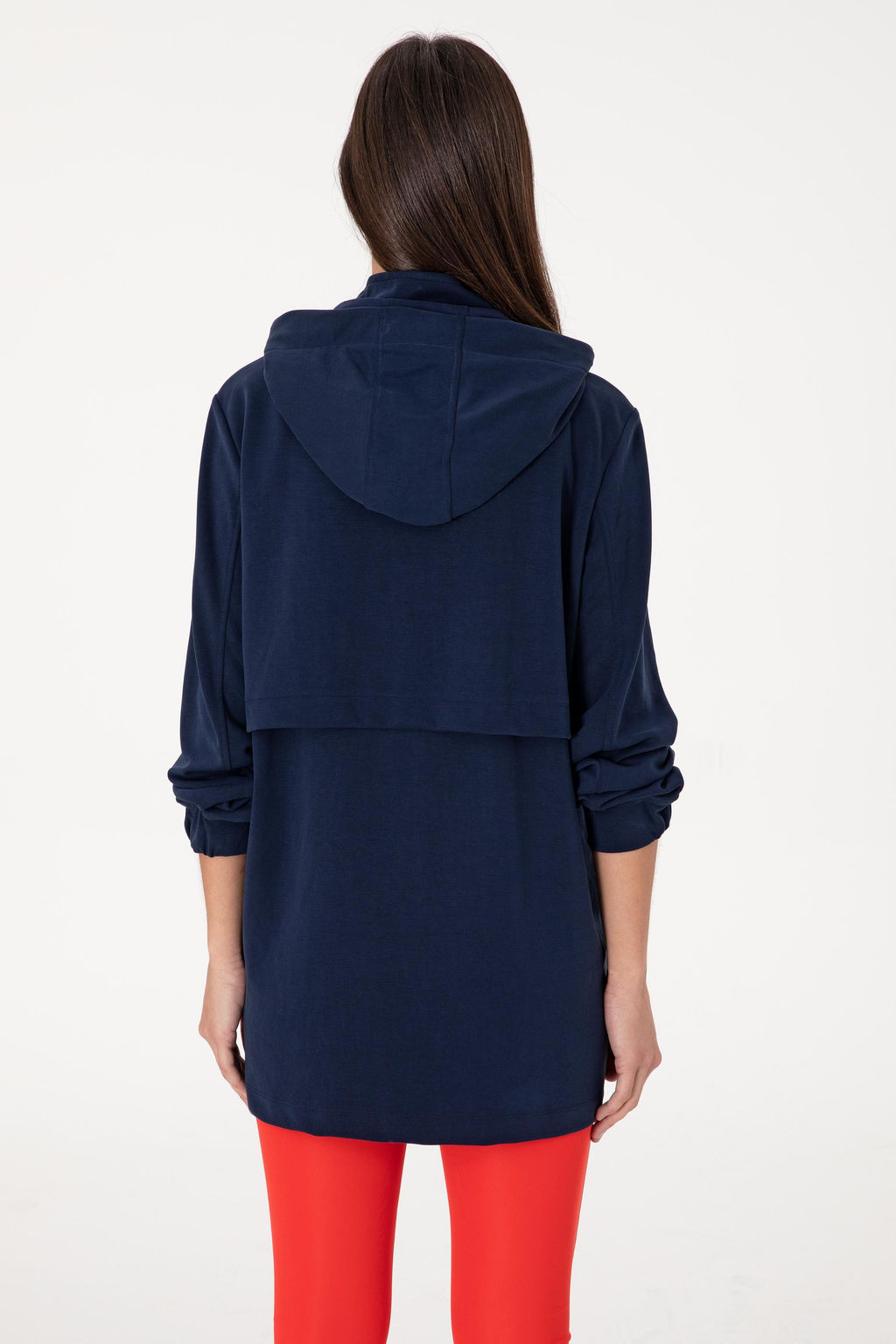 Kad_n Lacivert Sweatshirt Sepette S_rpriz _ndirim - U.s. polo assn фото 5