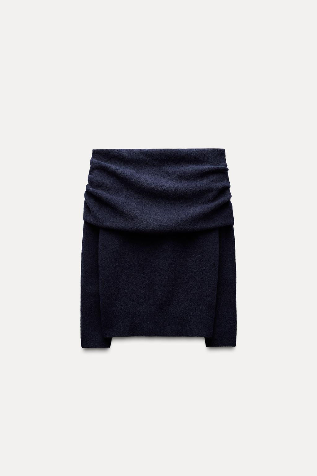 OFF-THE-SHOULDER KNIT SWEATER - Zara фото 7