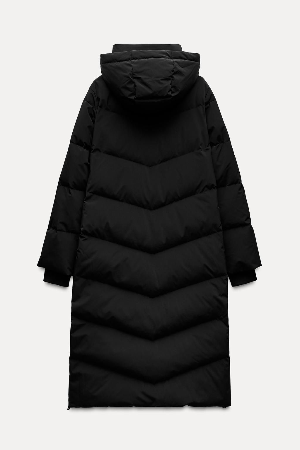 WATER- AND WIND-PROOF HOODED PUFFER JACKET - Zara фото 6