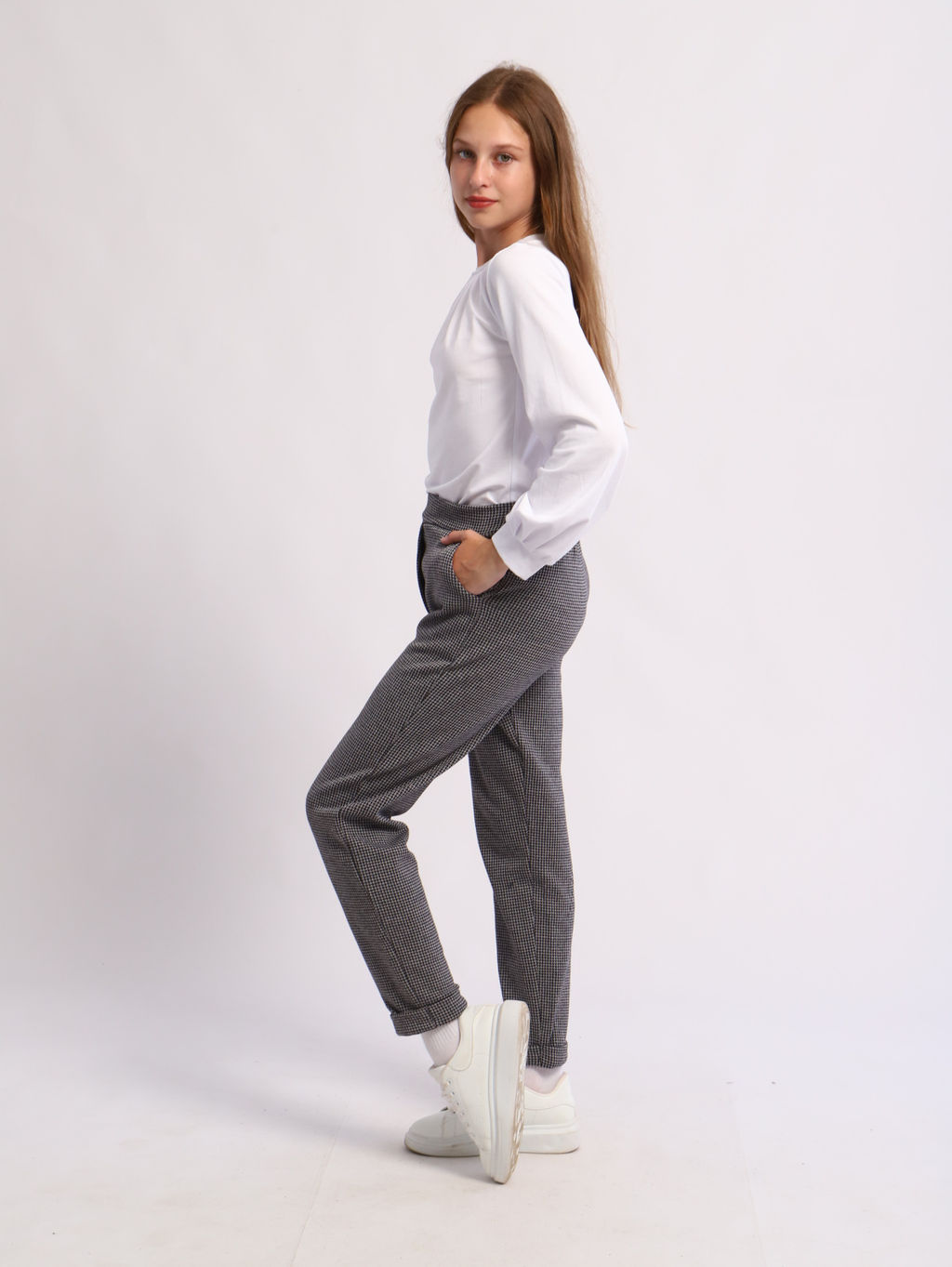 Лонгслив Амелия белый - Ладошки фото 5