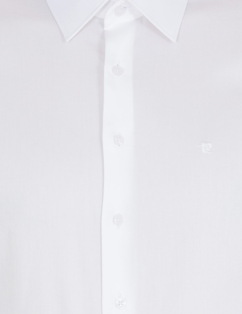 Рубашка Pierre Cardin Beyaz Slim Fit белая с длинным рукавом