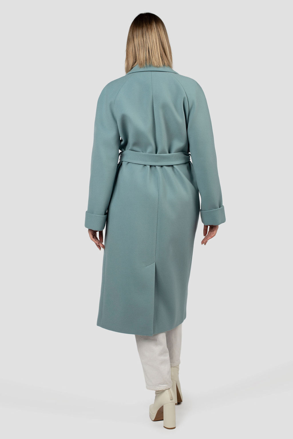 Пальто женское демисезонное (пояс) - El podio фото 9