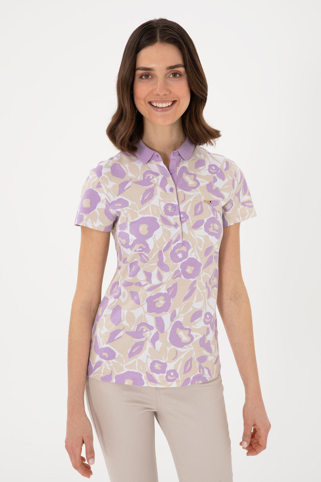 Kad_n Lila Ti__rt Sepette S_rpriz _ndirim - U.s. polo assn фото 3