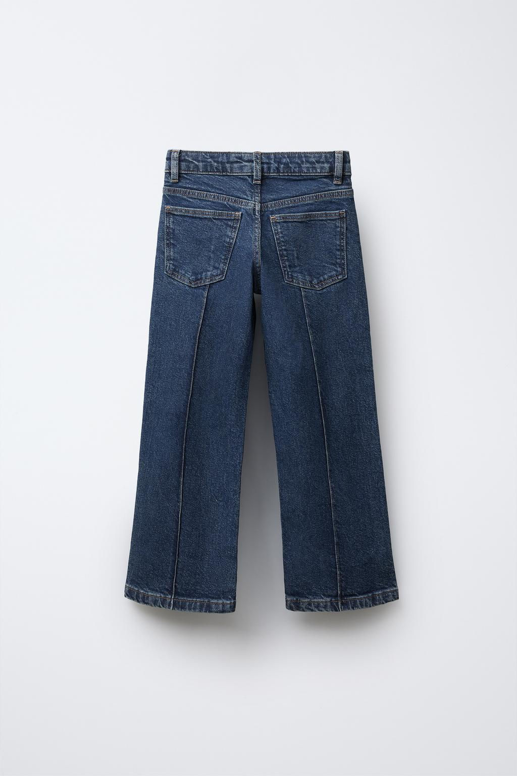 WIDE-LEG PINTUCK JEANS - Zara фото 2