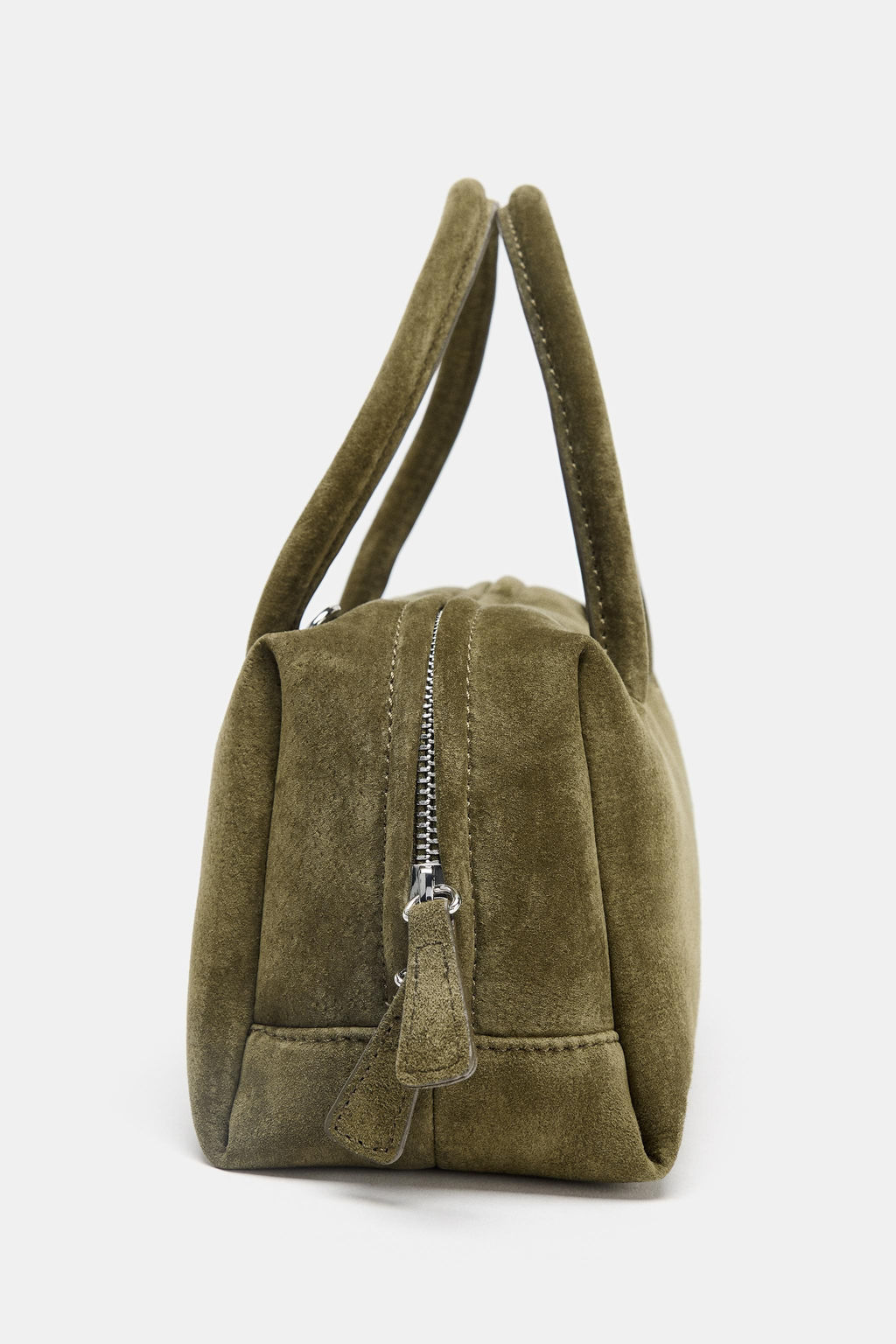 SPLIT SUEDE BOWLING BAG - Zara фото 5
