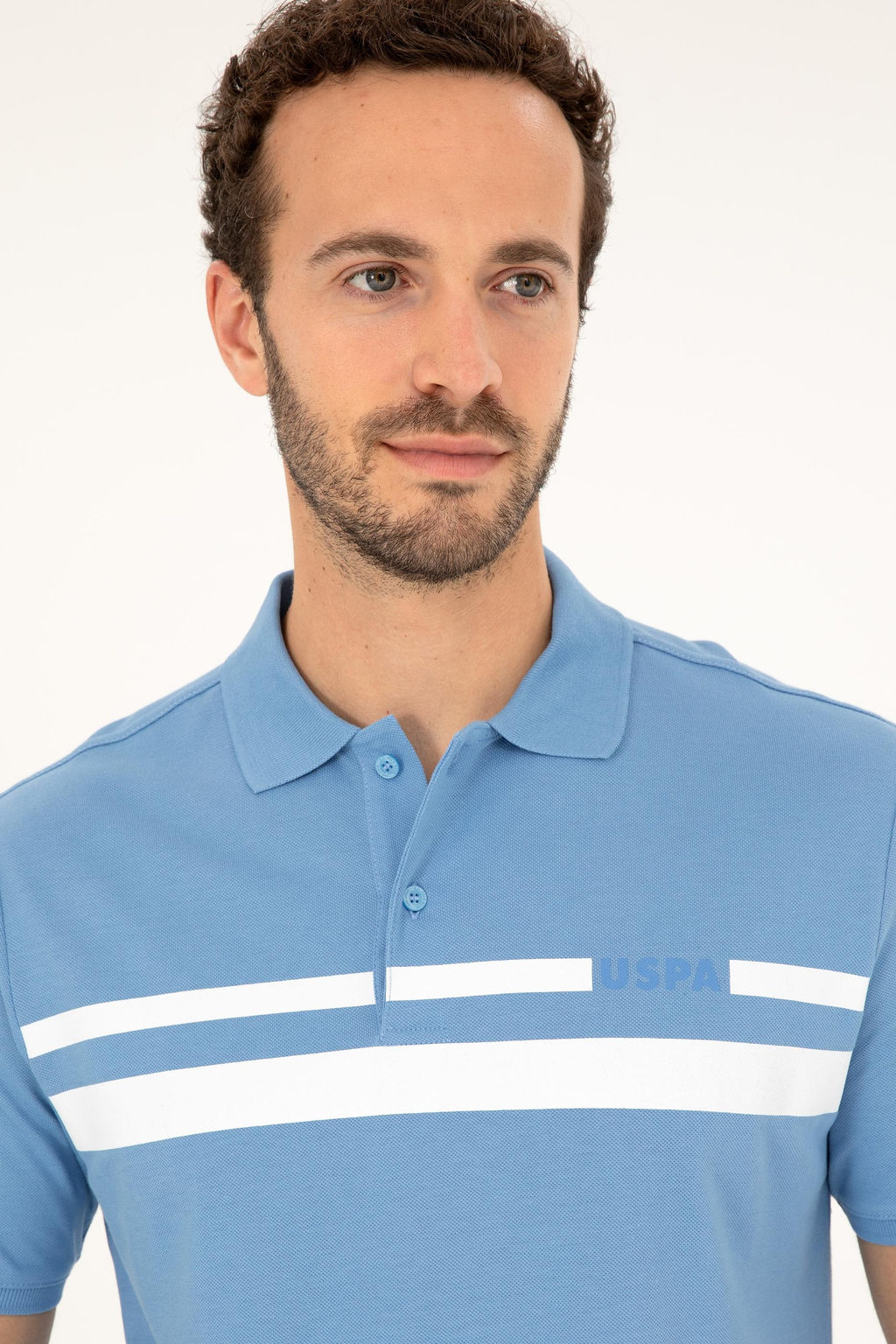Футболка мужская U.S. Polo Assn темно-синяя хлопок фото 2