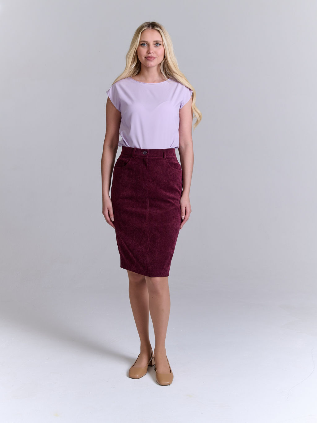 Вельветовая юбка