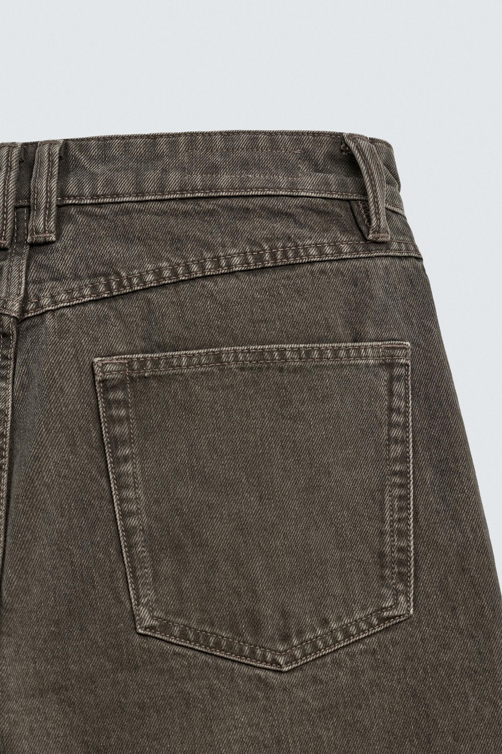 STRAIGHT FIT PLEATED JEANS - Zara фото 7