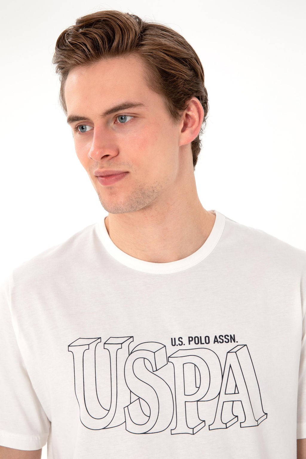 Erkek Beyaz Pijama Tak_m_ Sepette S_rpriz _ndirim - U.s. polo assn фото 2