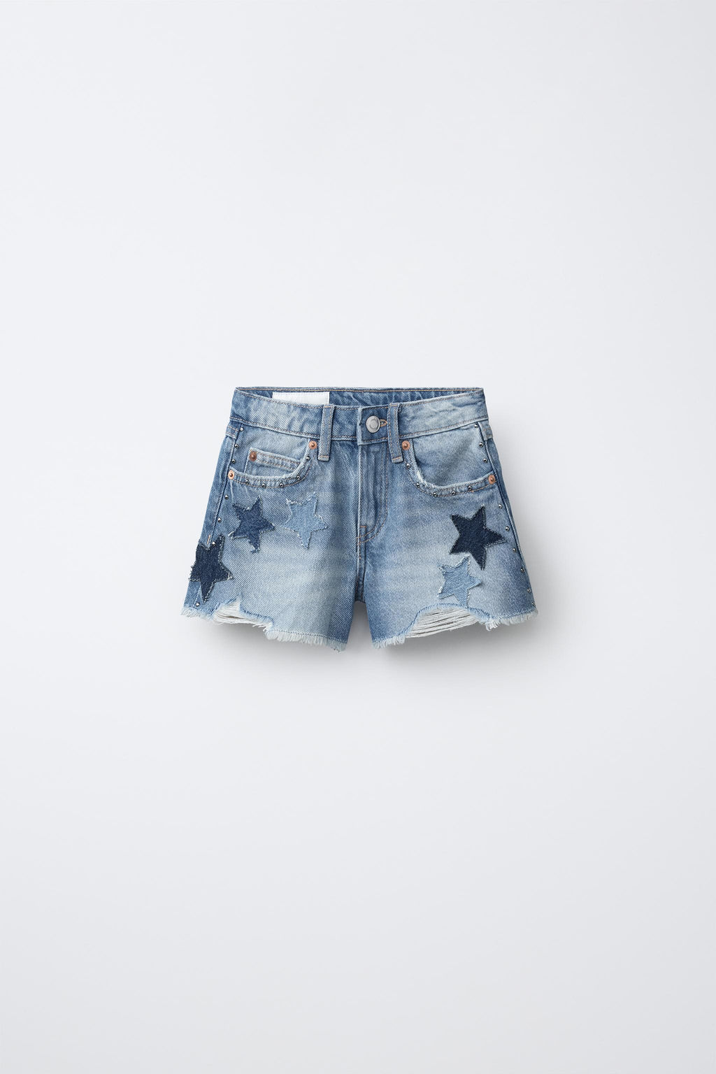 BERMUDA DENIM ESTRELLAS / Azul - Zara фото 4