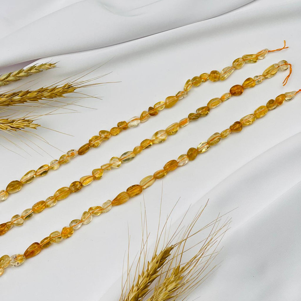 Бусины для украшений из Цитрина