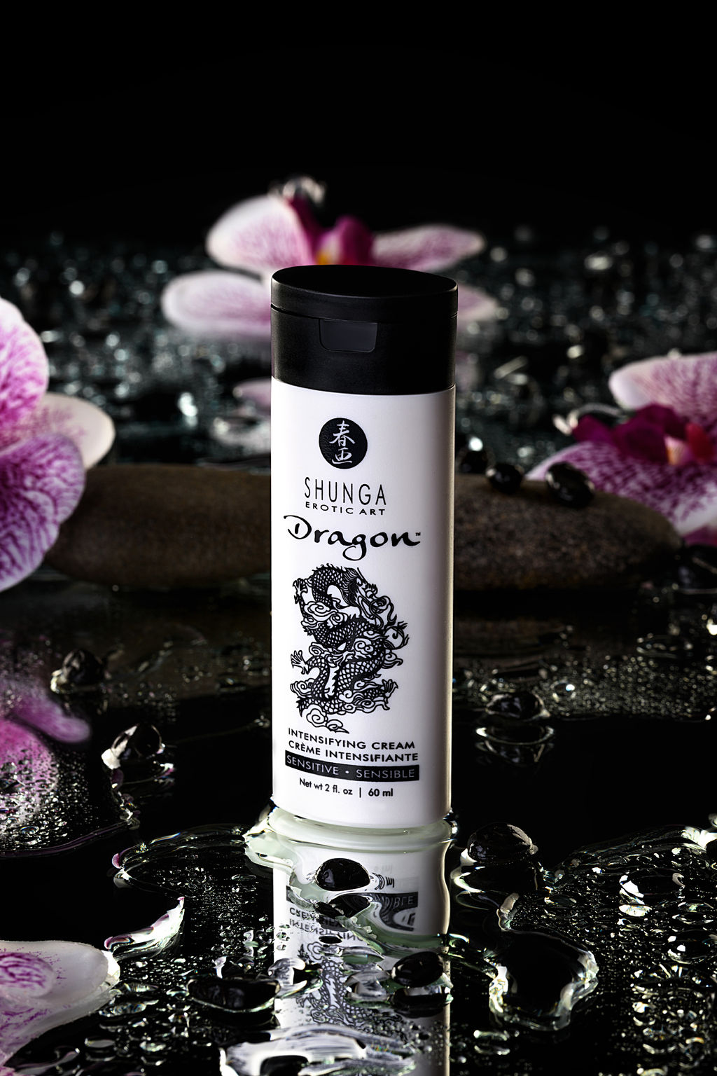 Интимный крем-лубрикант для мужчин Shunga Дракон Сенситив (Dragon), эффект ледяного огня, 60 мл