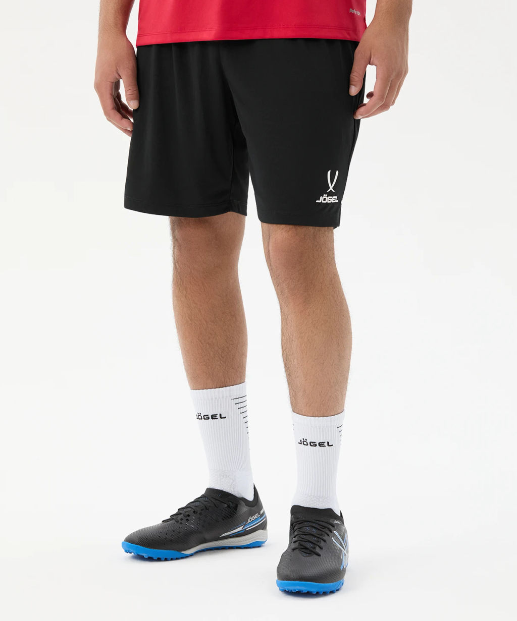 Шорты тренировочные без карманов JOGEL PREMIER PerFormDRY Training Shorts, черный  фото 7