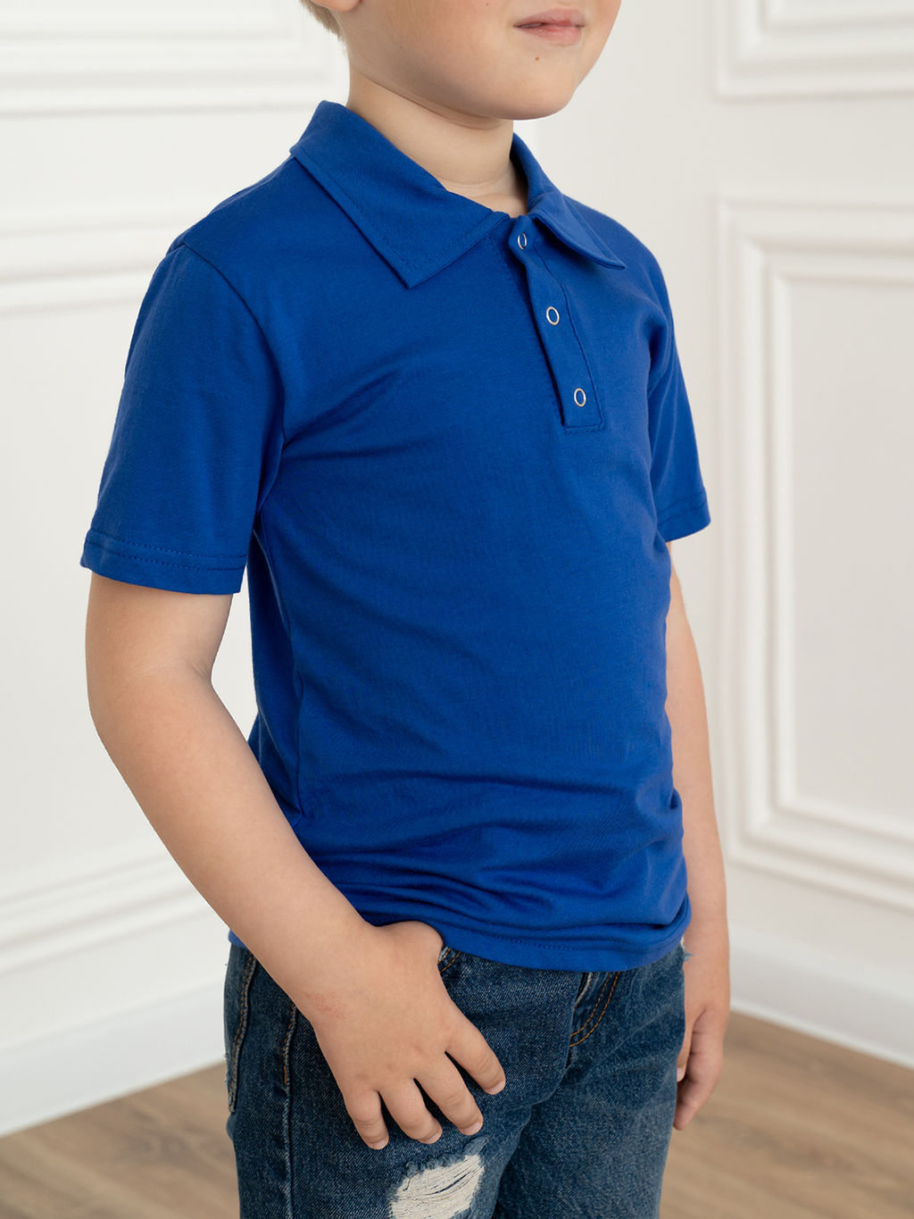 Футболка поло детская василек 659 (104, 56)