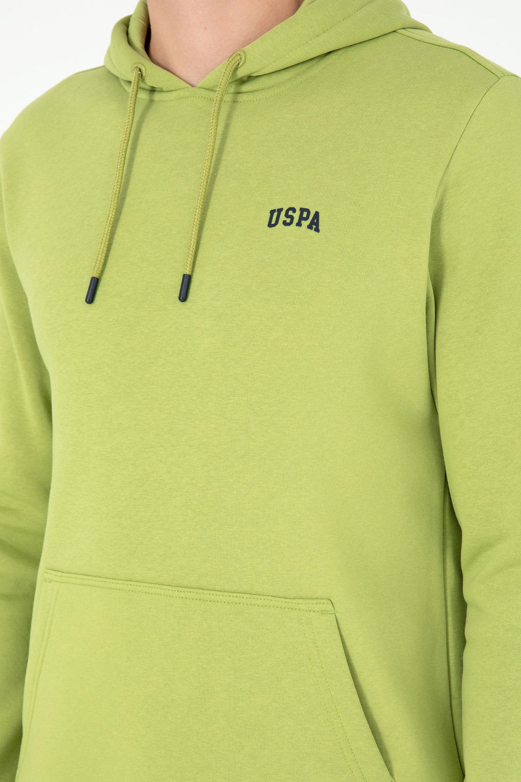 Мужской базовый свитшот фисташкового цвета Неожиданная скидка в корзине - U.s. polo assn фото 7