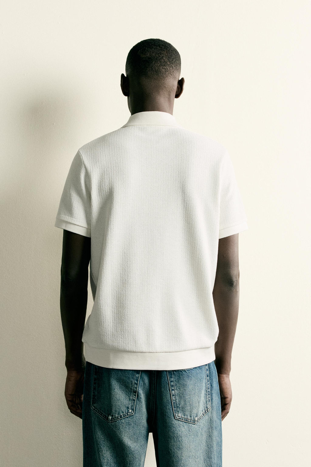 POLO REGULAR FIT CREMALLERA / Blanco roto - Zara фото 3