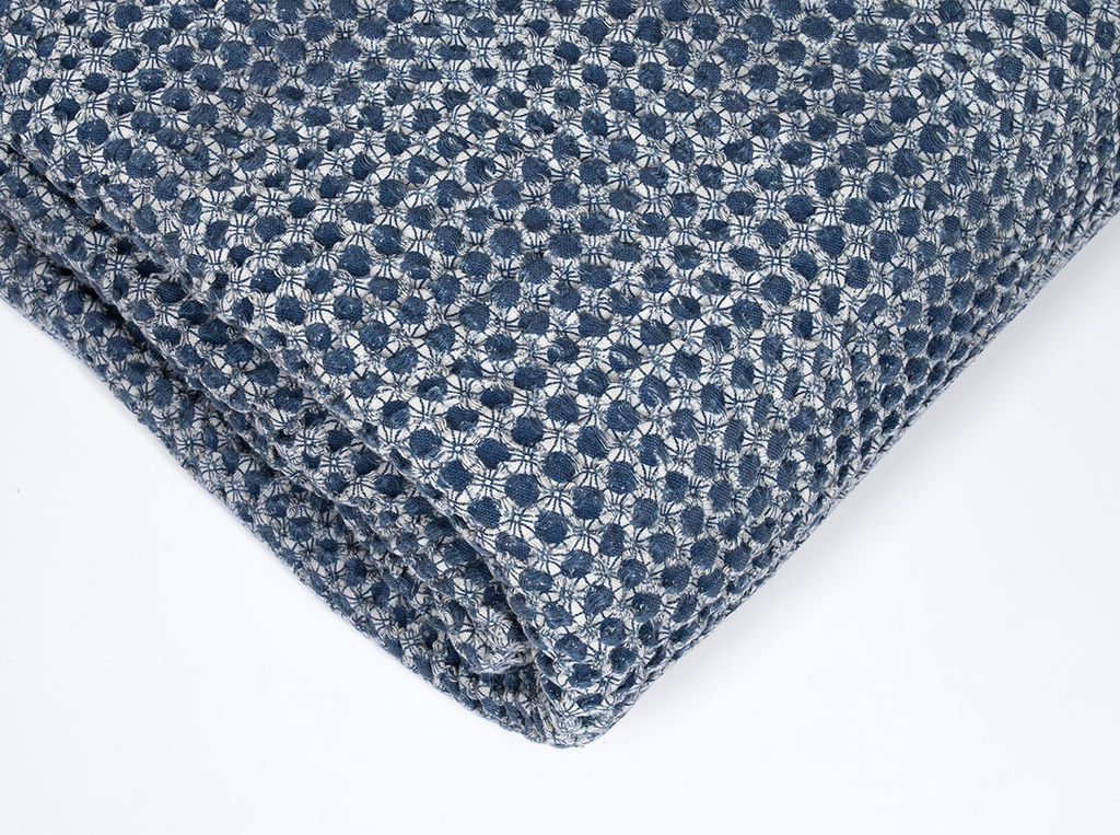 8169 Плед 200*150 цв. синий рис. 5363-02