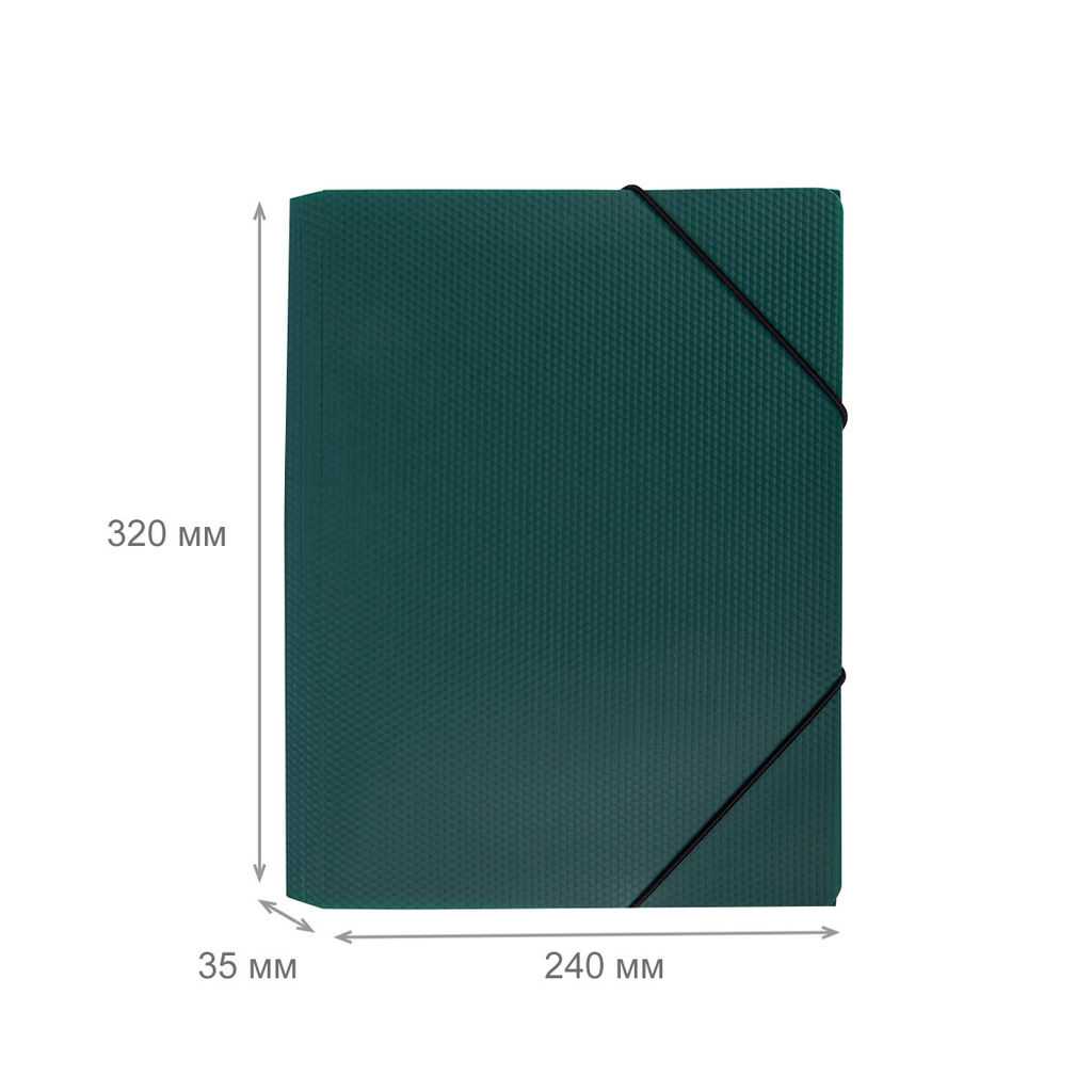 Expert Complete PRISMA Папка на резинке A4 600 мкм 35 мм эффект 3D 5 шт. изумрудный EC210400010