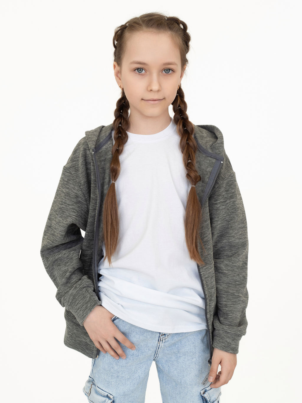Кофта детская флисовая на замке