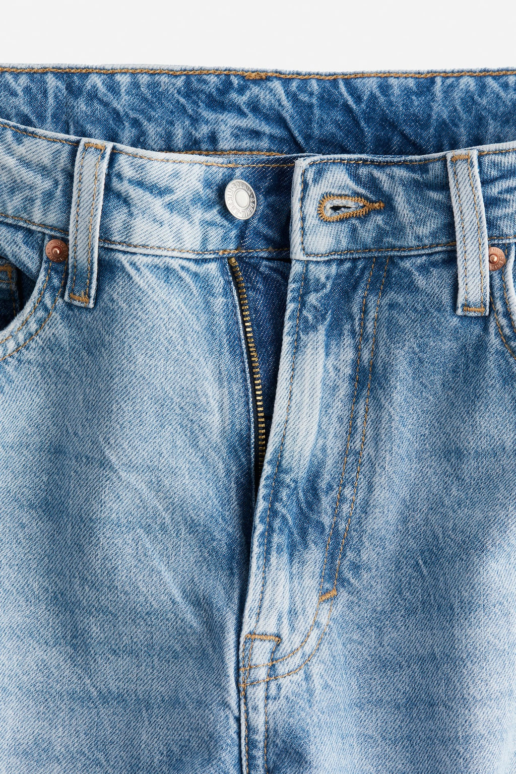 Curvy Fit Baggy High Jeans - H&m фото 6